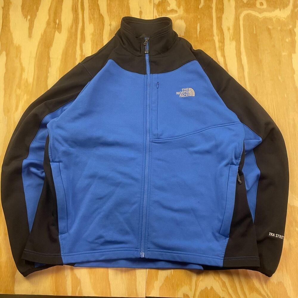 The North Face TKA Stretch Fleece Jacket – Blue/Black – Men’s XL